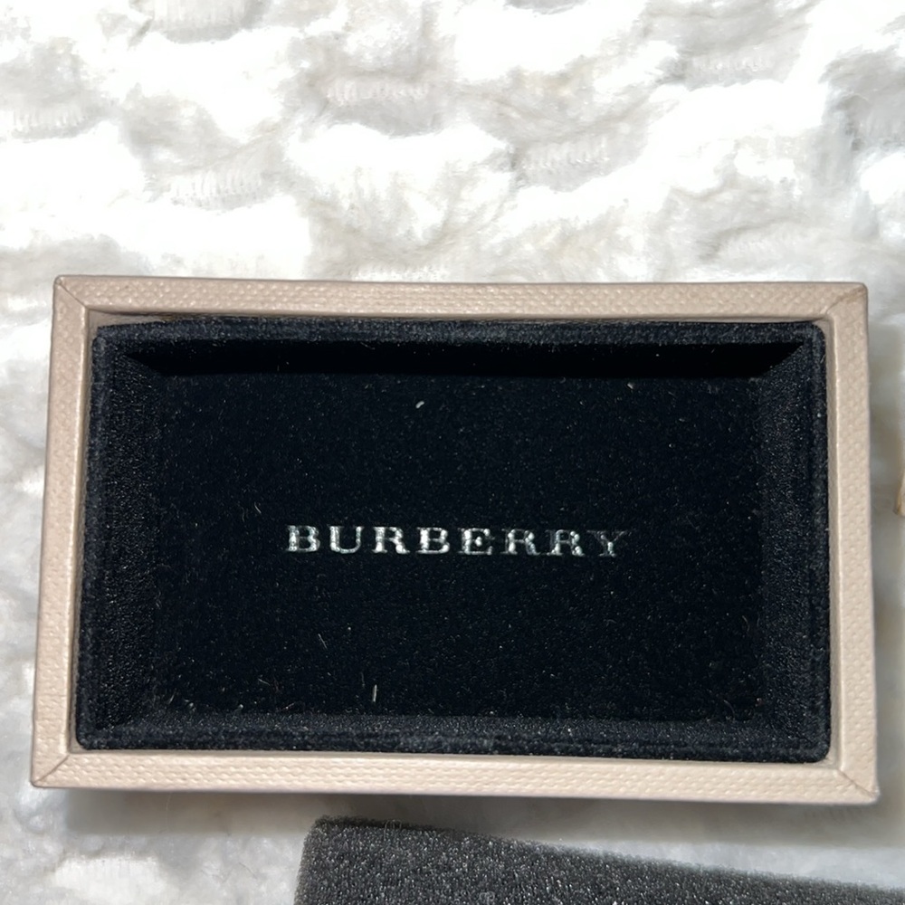 Burberry Circle Check Cuff Link-Authentic-NIB - Picture 7 of 9
